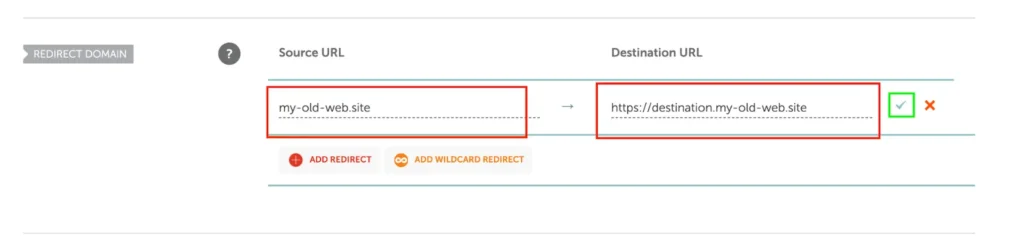 Namecheap configuring a domain redirect