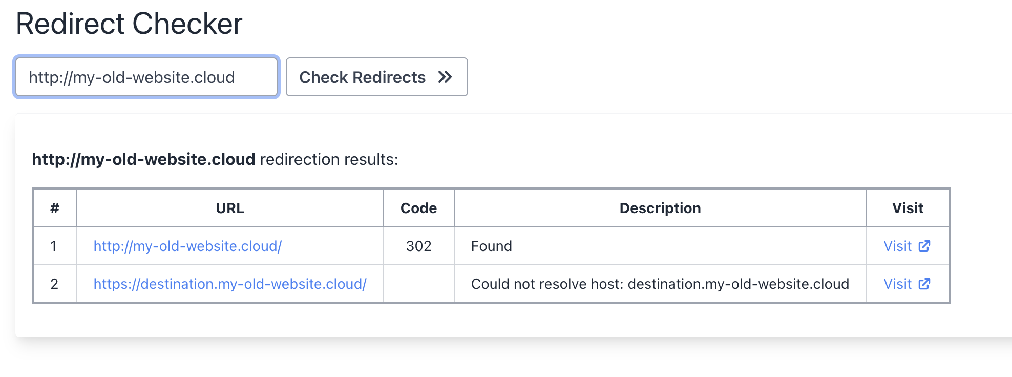 Hostinger domain redirect using HTTP